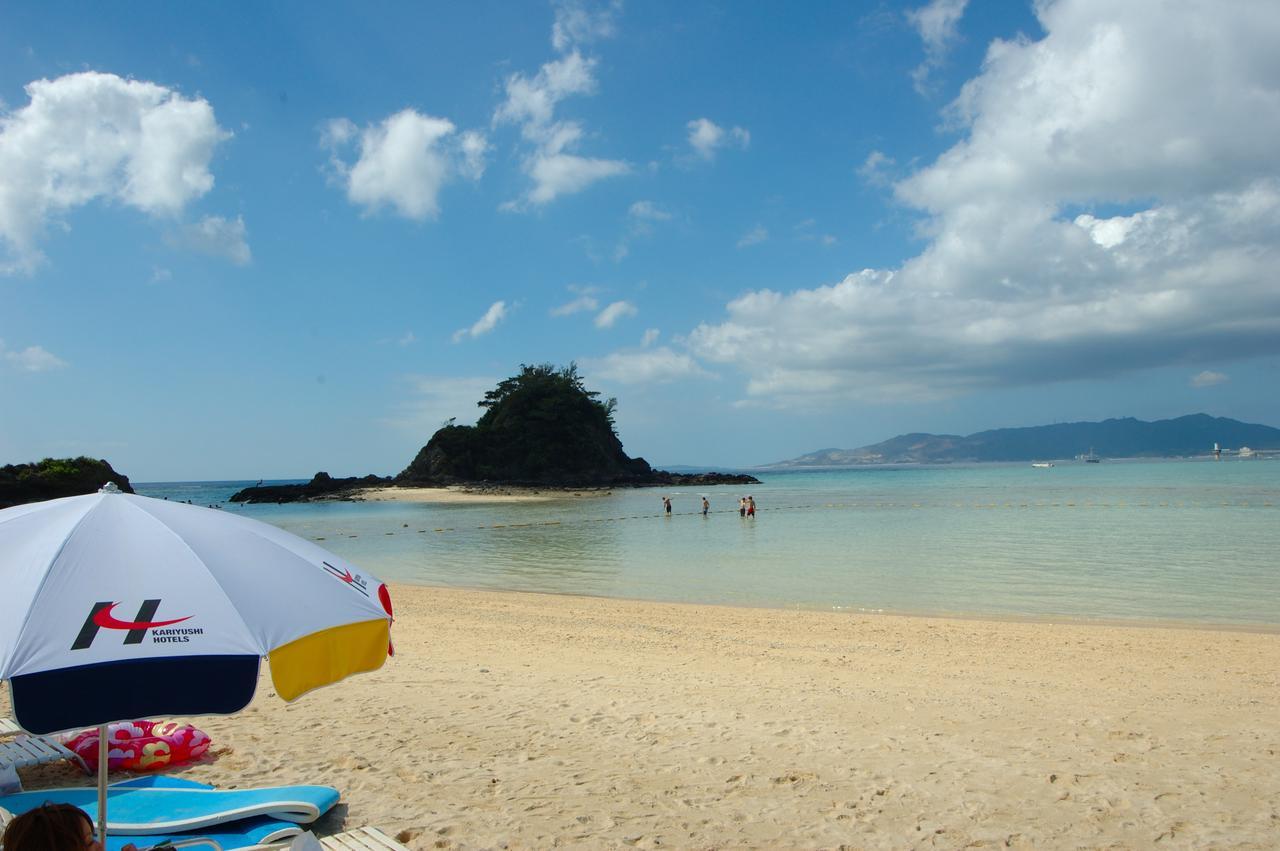Okinawa Kariyushi Beach Resort Ocean Spa Onna Exterior foto